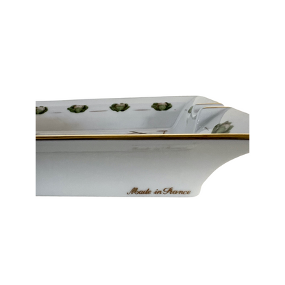 HERMES Portacenere in porcellana bianco "Gardening Goods Ashtray"