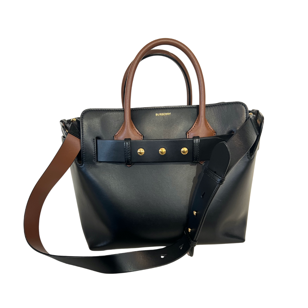 BURBERRY Borsa in pelle nera