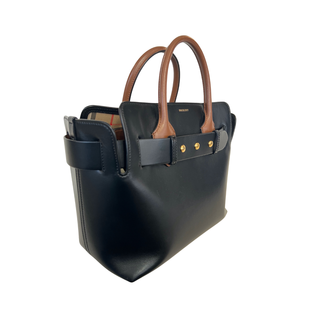 BURBERRY Borsa in pelle nera