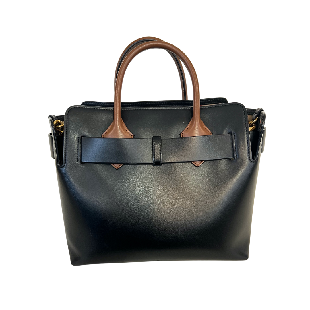 BURBERRY Borsa in pelle nera