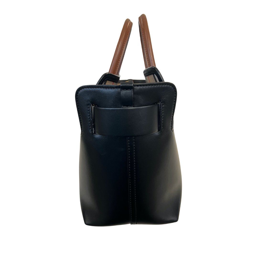 BURBERRY Borsa in pelle nera