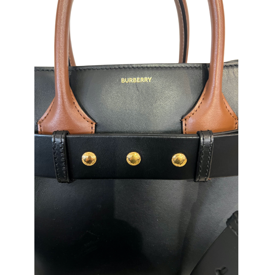 BURBERRY Borsa in pelle nera