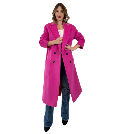 MAX & CO Cappotto lungo fucsia 