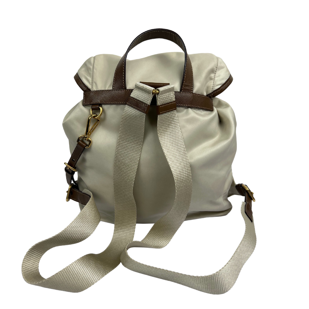 PRADA Zaino in nylon beige 